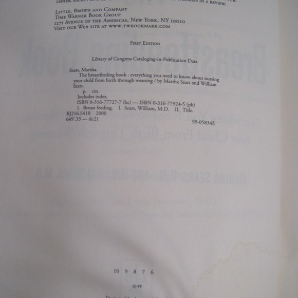 The Breastfeeding Book by Marth and William Sears - Picture 4 of 7